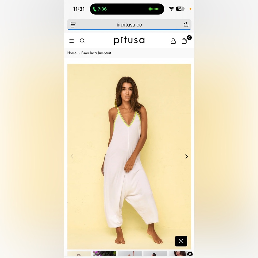 Pima Inca jumpsuit
